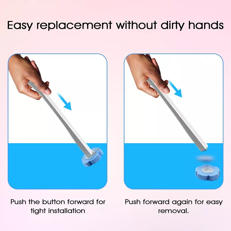 Disposable Toilet Brush with Cleaning Fluid - Image 4