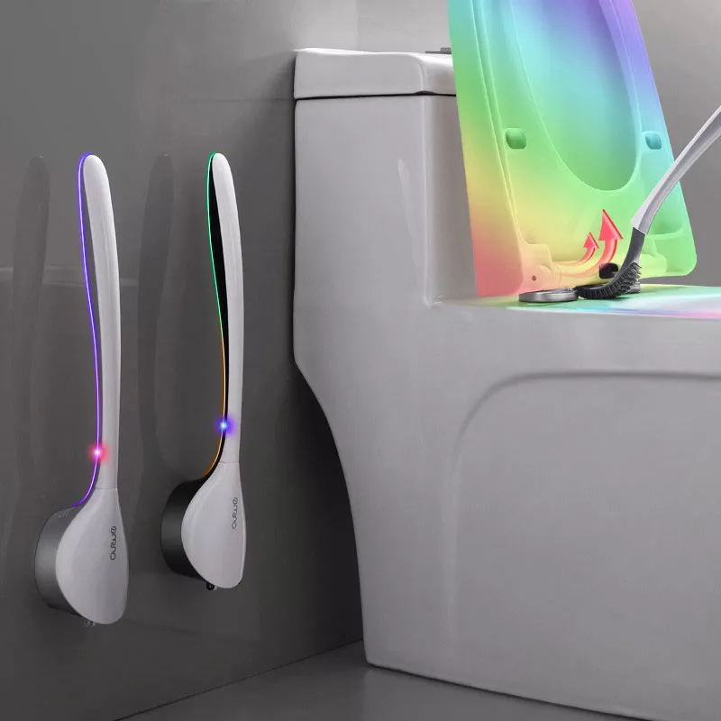 Wall-Mounted TPR Silicone Toilet Brush - Image 2