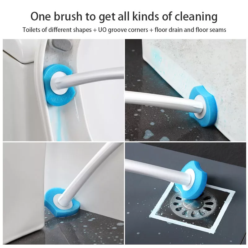 Disposable Toilet Brush - Compact Wall-Mounted Cleaner for Bathrooms - Image 6