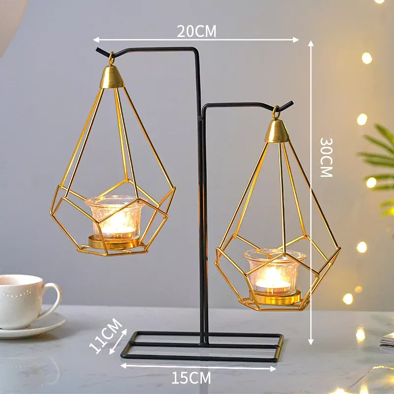 Elegant Metal Candle Holder - Image 4