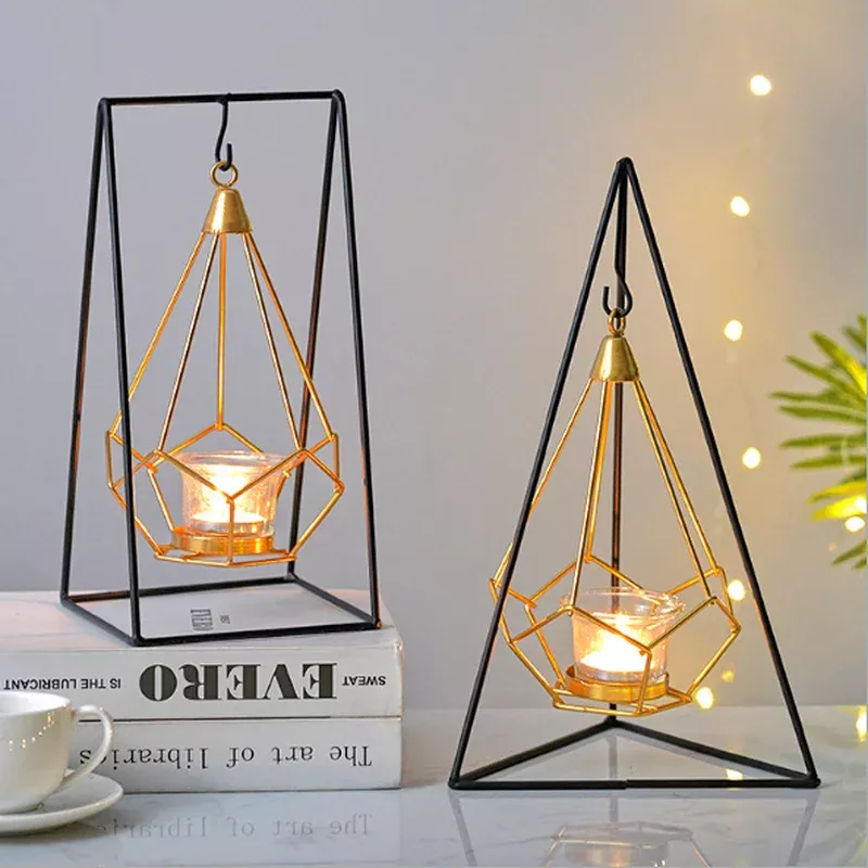 Elegant Metal Candle Holder
