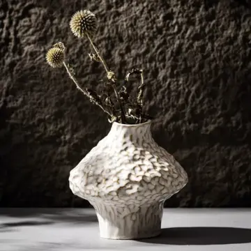Modern Ceramic Vase for Pampas Grass