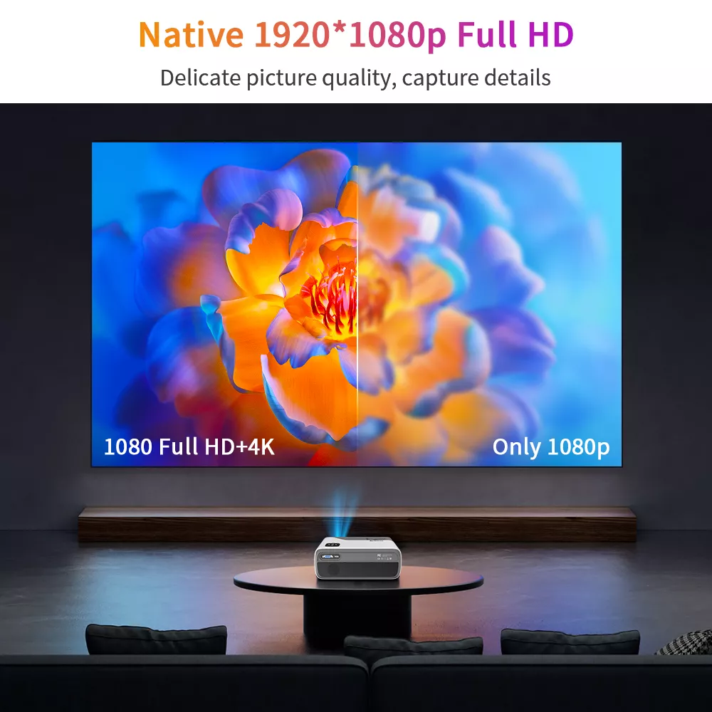 4K Full HD Projector with WiFi, Bluetooth, and Android Smart TV - Image 3