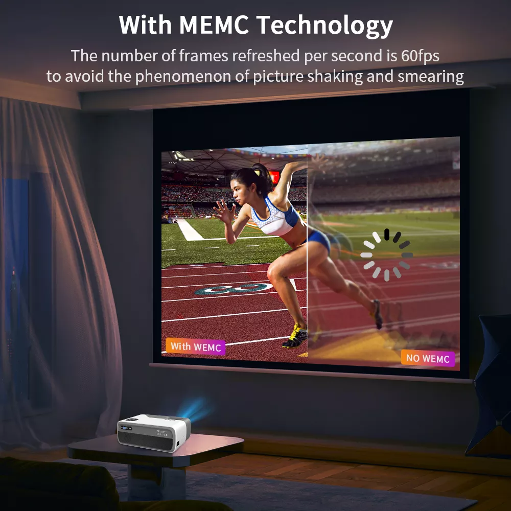 4K Full HD Projector with WiFi, Bluetooth, and Android Smart TV - Image 5