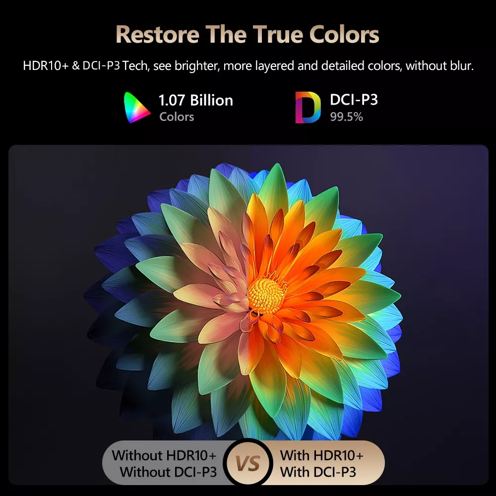 4K Auto Focus Projector with WiFi 6 and HDR for Home Theater - Image 5