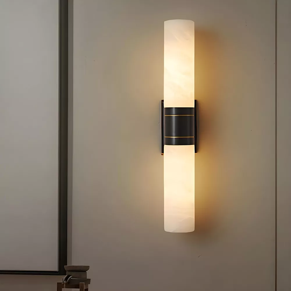 Luxury Copper Marble Wall Lamp - Image 2