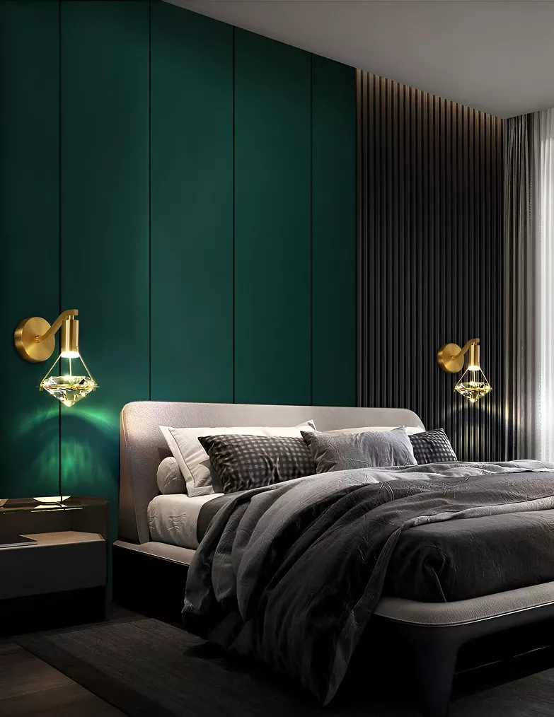 Modern Crystal Diamond Wall Lamp - Image 5