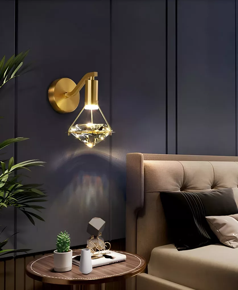 Modern Crystal Diamond Wall Lamp - Image 6