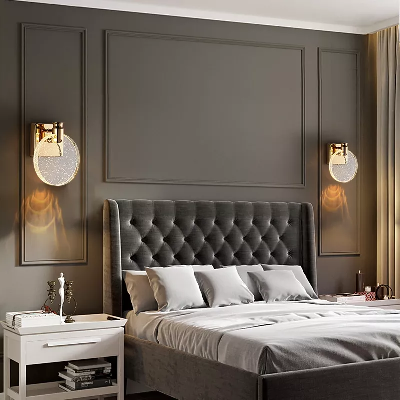 Luxury Round Crystal Bubble Wall Lamp - Image 7