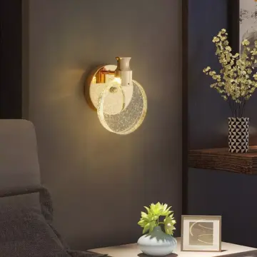 Luxury Round Crystal Bubble Wall Lamp
