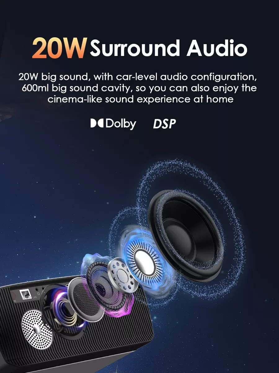 4K Smart Home Theater Projector - Image 6