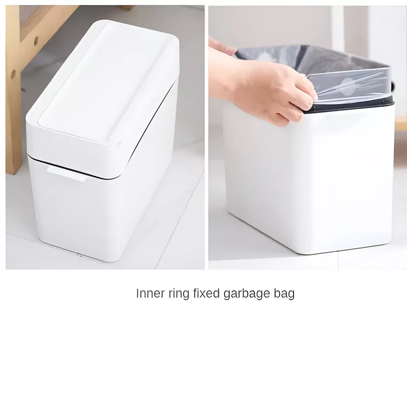 Multifunctional One-Click Garbage Sorting Bathroom Trash Can - Image 6