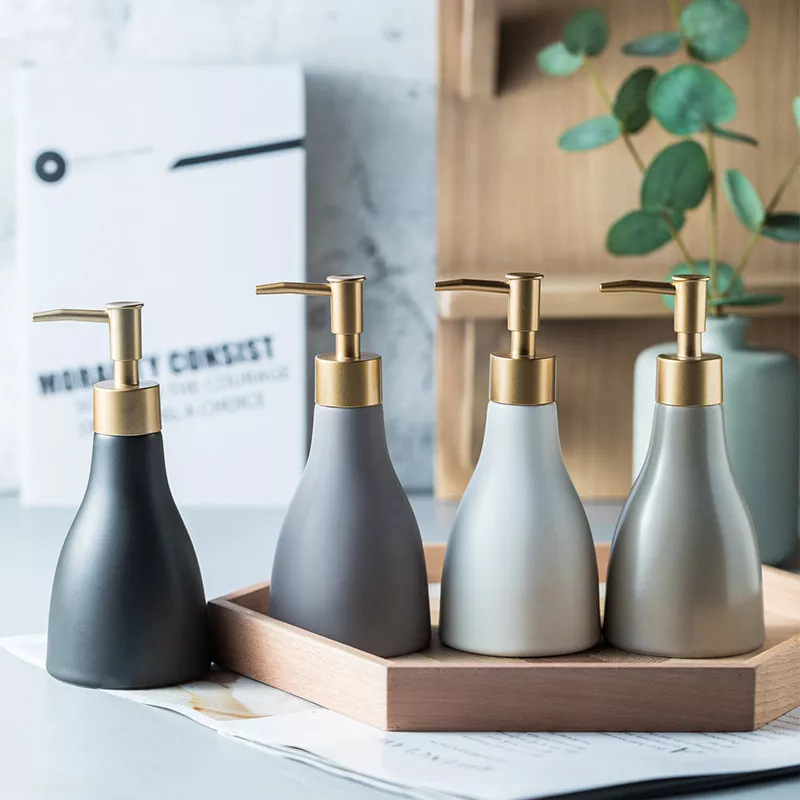 Portable Ceramic Shampoo and Soap Dispenser - Image 2
