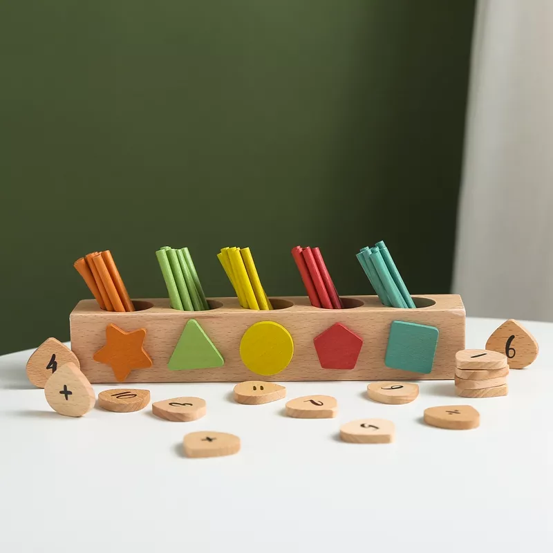Montessori Wooden Counting Stick Toys - Image 7