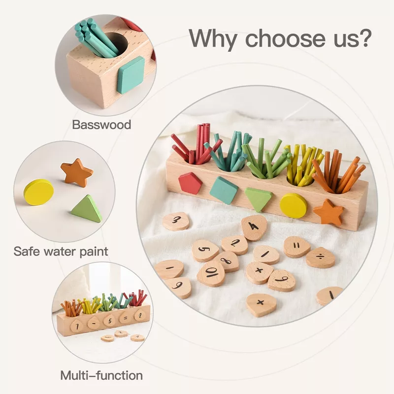 Montessori Wooden Counting Stick Toys - Image 5