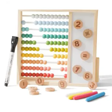 Wooden Montessori Abacus Teaching Aid