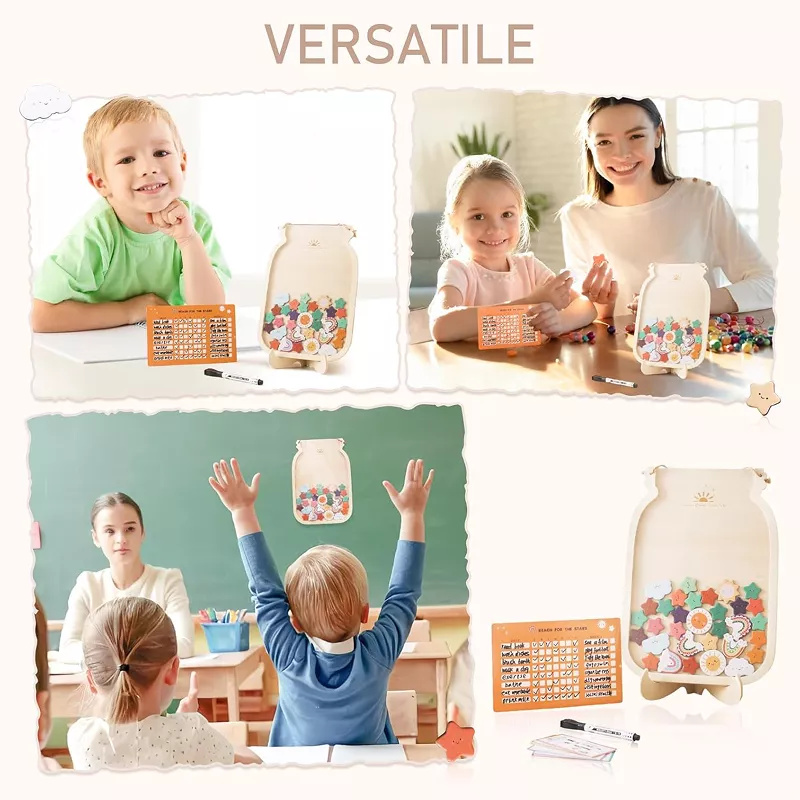 Personalized Kids Reward Jar with Stars & Donuts - Image 6