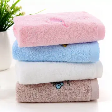 Embroidered Microfiber Cotton Kids Face Towel