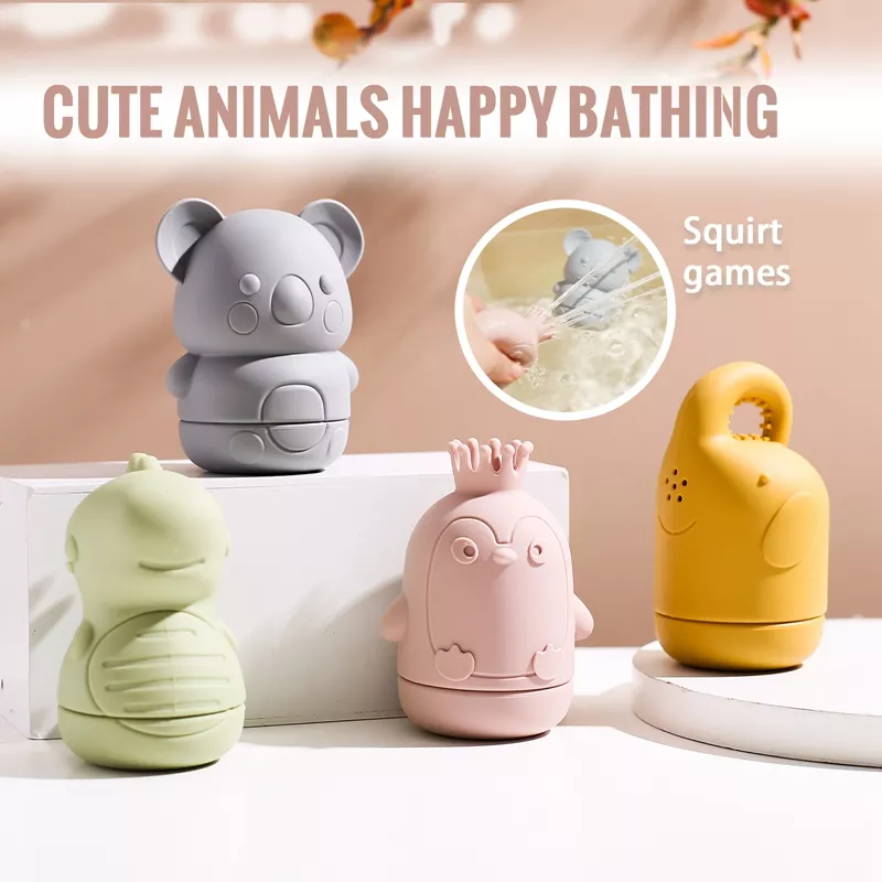 Cute Animal Water Spraying Baby Bath Toys - Image 2