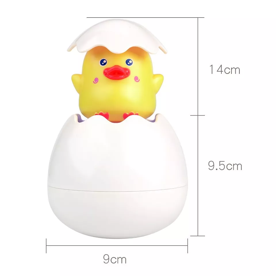 Baby Bath Toy Water Spraying Duck Penguin Egg Sprinkler for Toddlers - Image 6