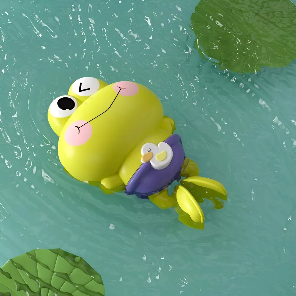 Cute Swimming Turtle Clockwork Bath Toy for Babies and Toddlers