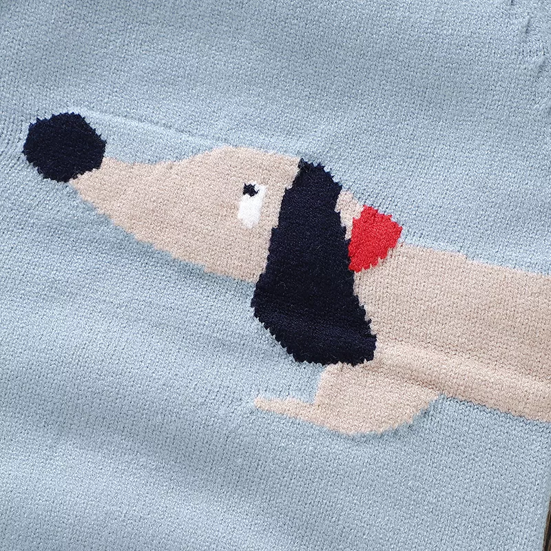 Adorable Baby Bodysuit with Cartoon Dog Print - Image 5