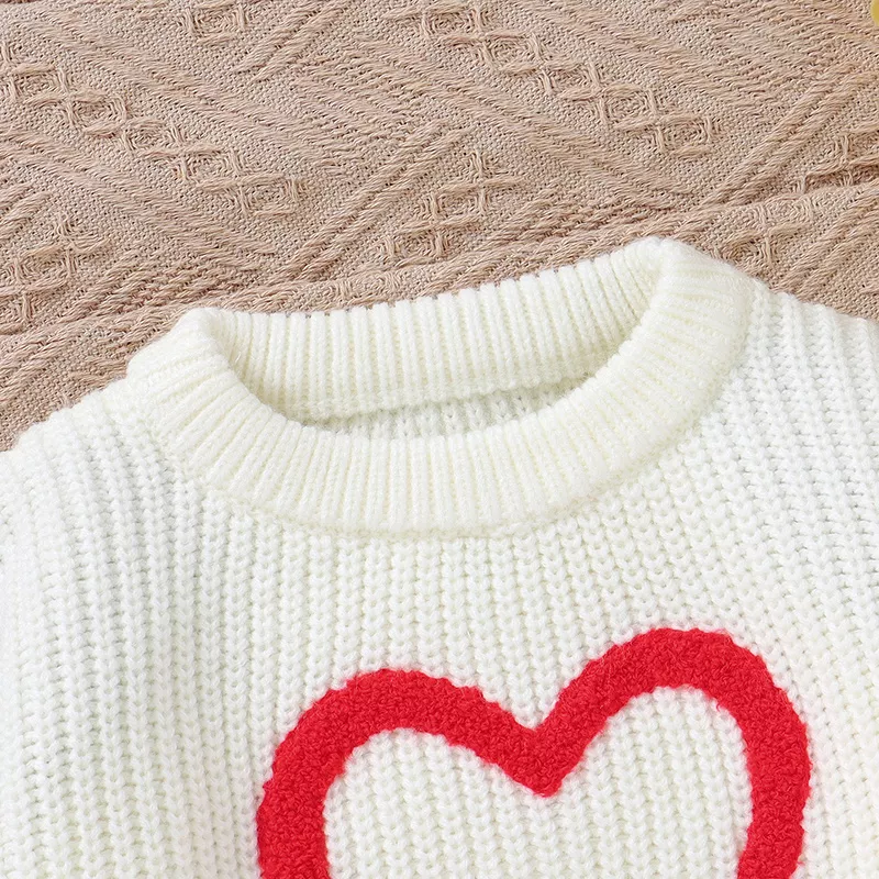 Baby Girl Knit Sweater Pullover - Image 4