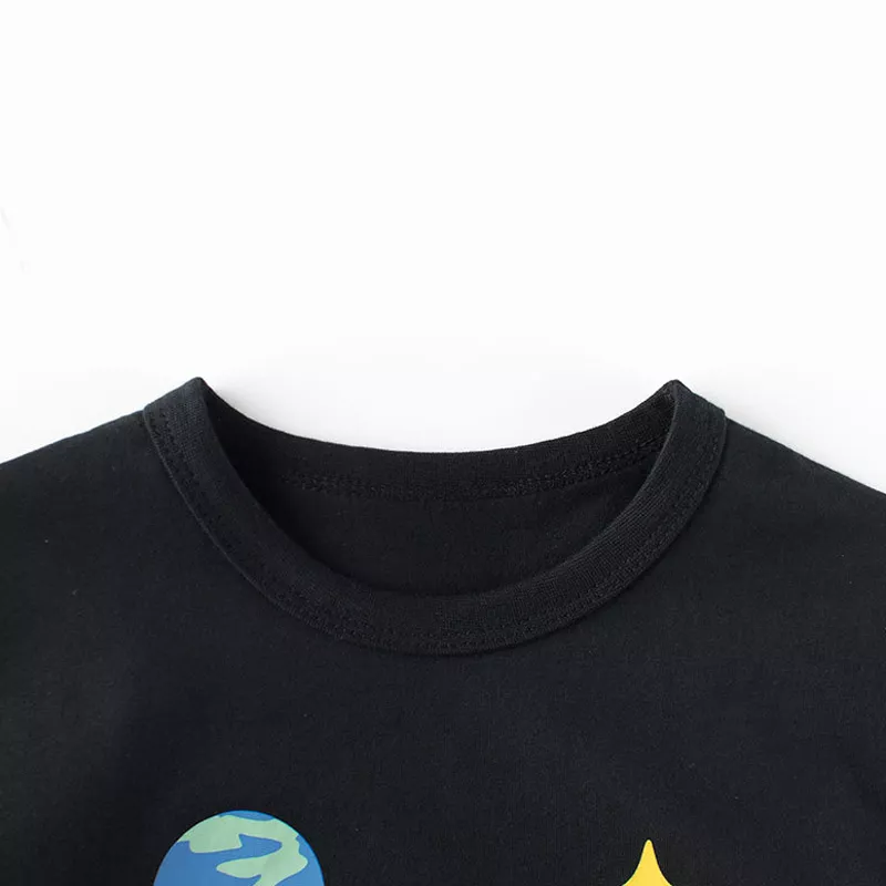 Kids Space Print Short Sleeve T-Shirt - Image 6