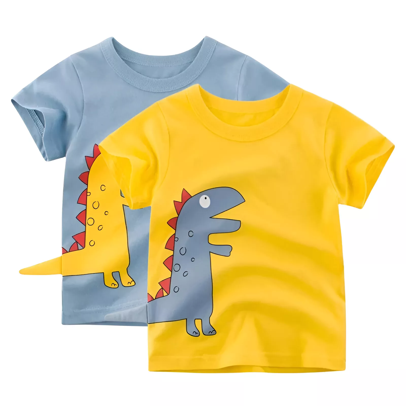 Kids Dinosaur Cartoon T-shirt for Boys - Image 2