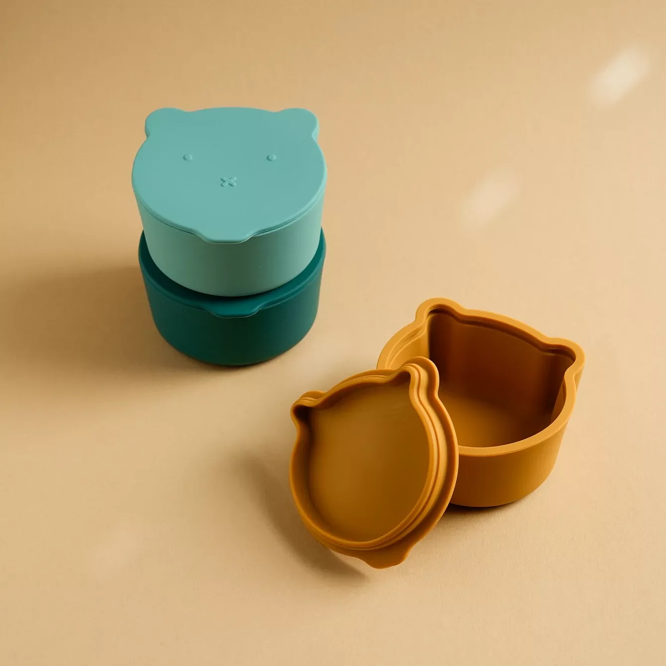 Baby Cartoon Silicone Snack Cup - Image 2