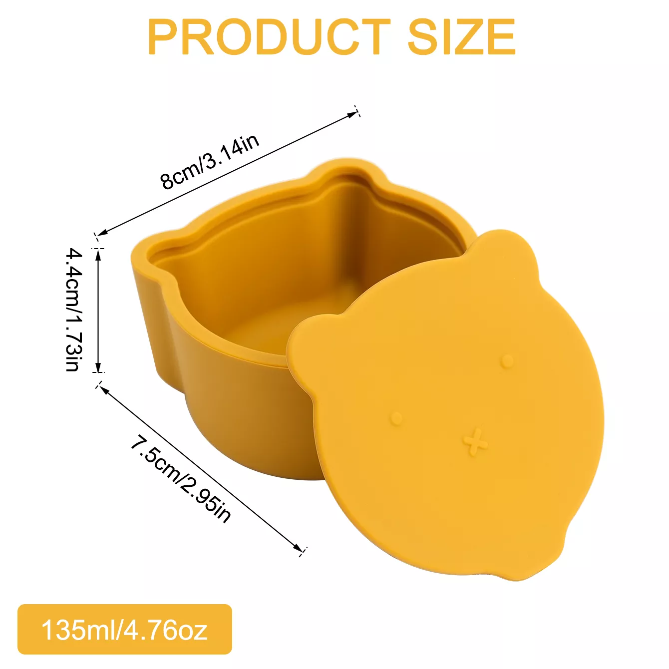 Baby Cartoon Silicone Snack Cup - Image 7