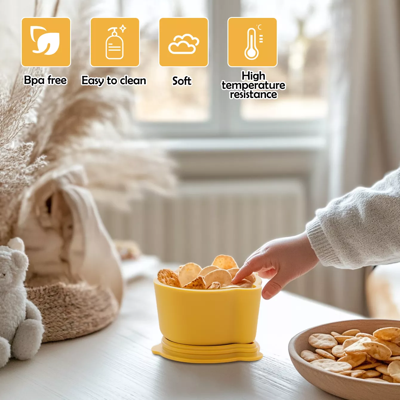 Baby Cartoon Silicone Snack Cup - Image 3