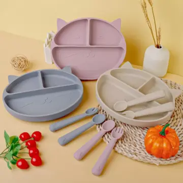 3-Piece Silicone Baby Dinnerware Set