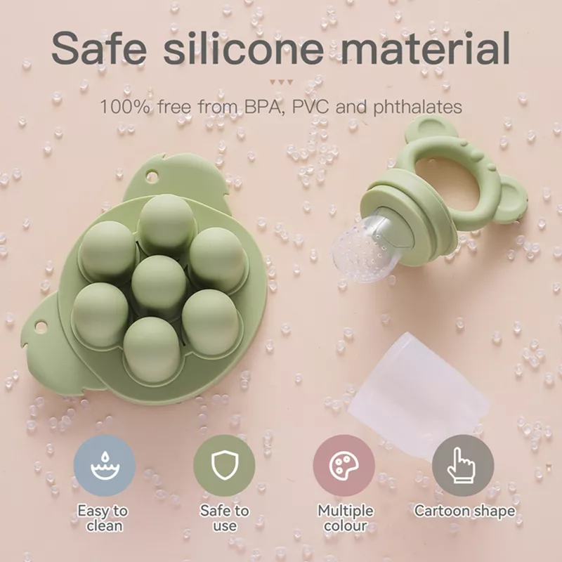 Baby Silicone Fruit & Vegetable Feeder Pacifier - Image 3
