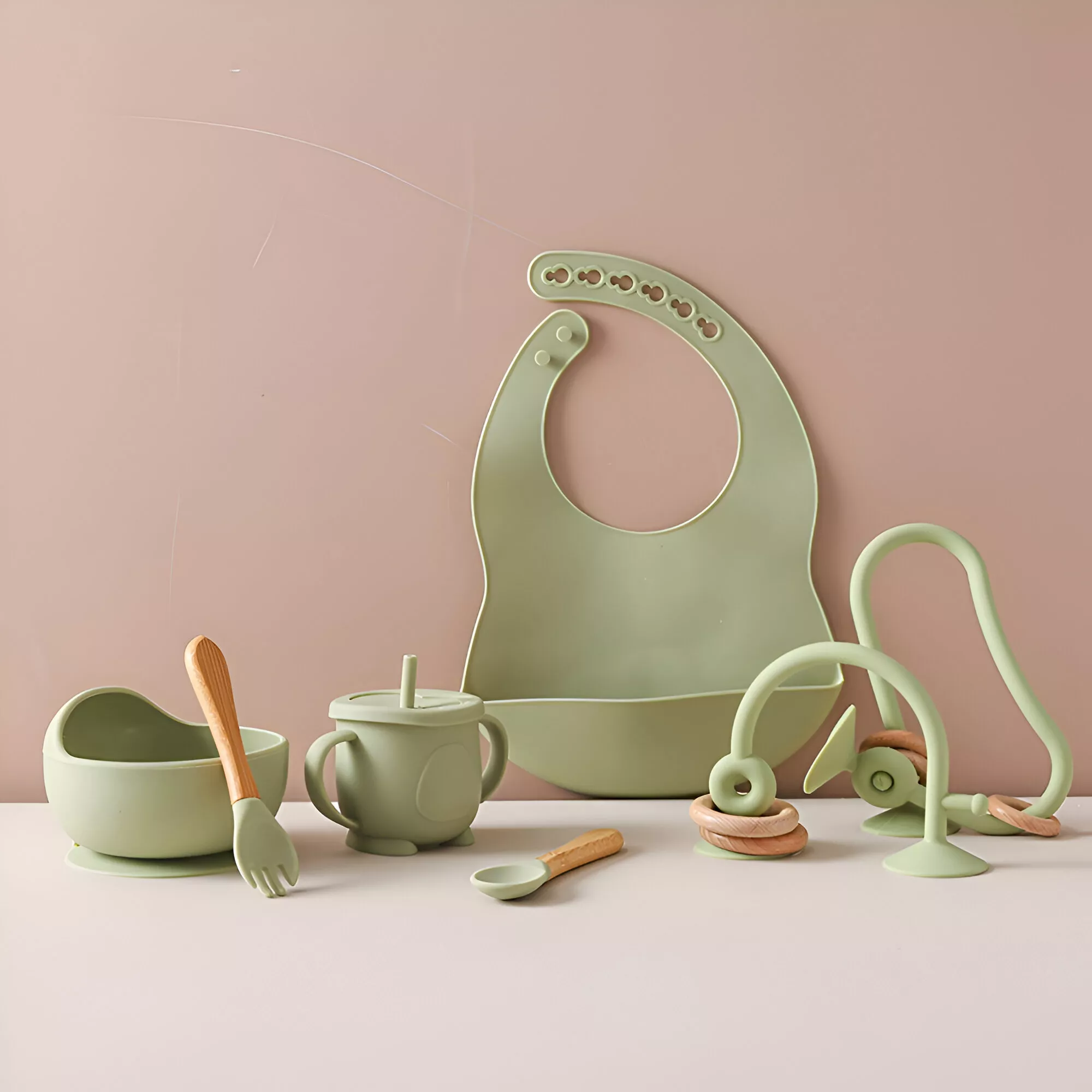 Baby Silicone Feeding Set - Image 6