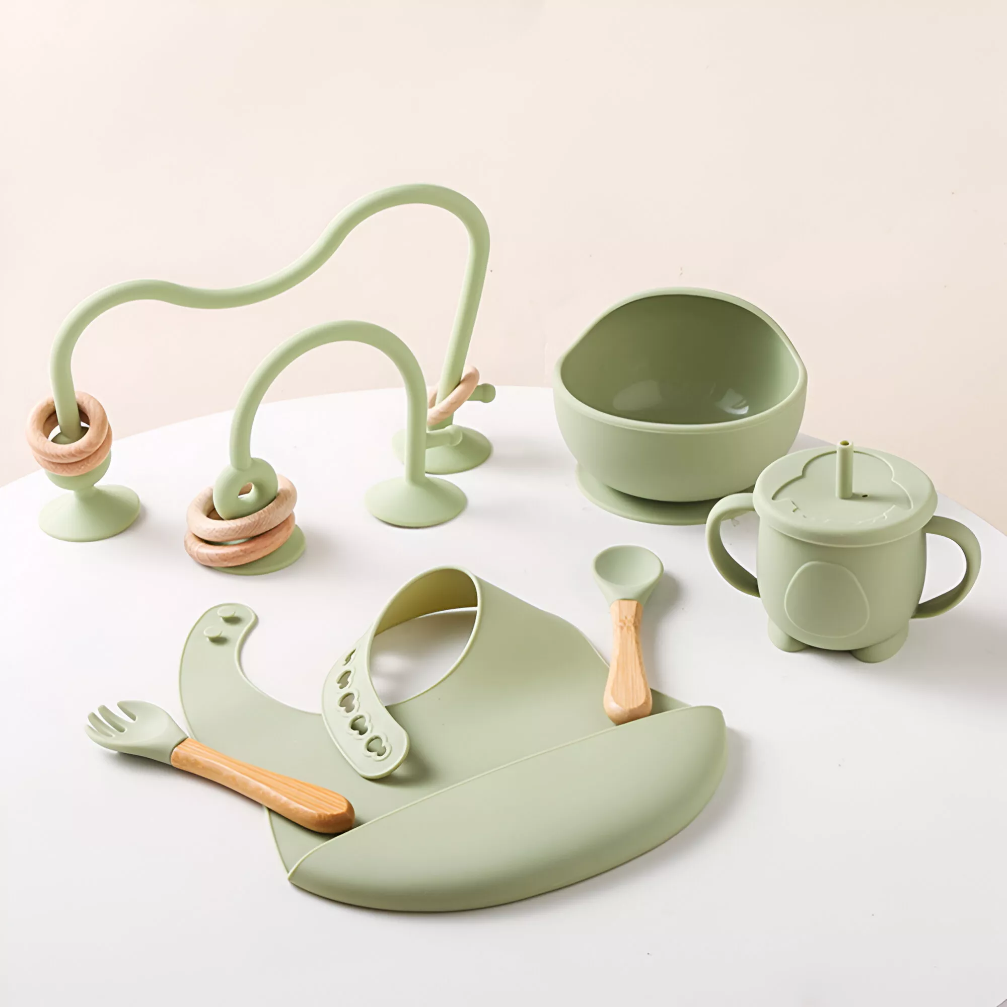 Baby Silicone Feeding Set - Image 5