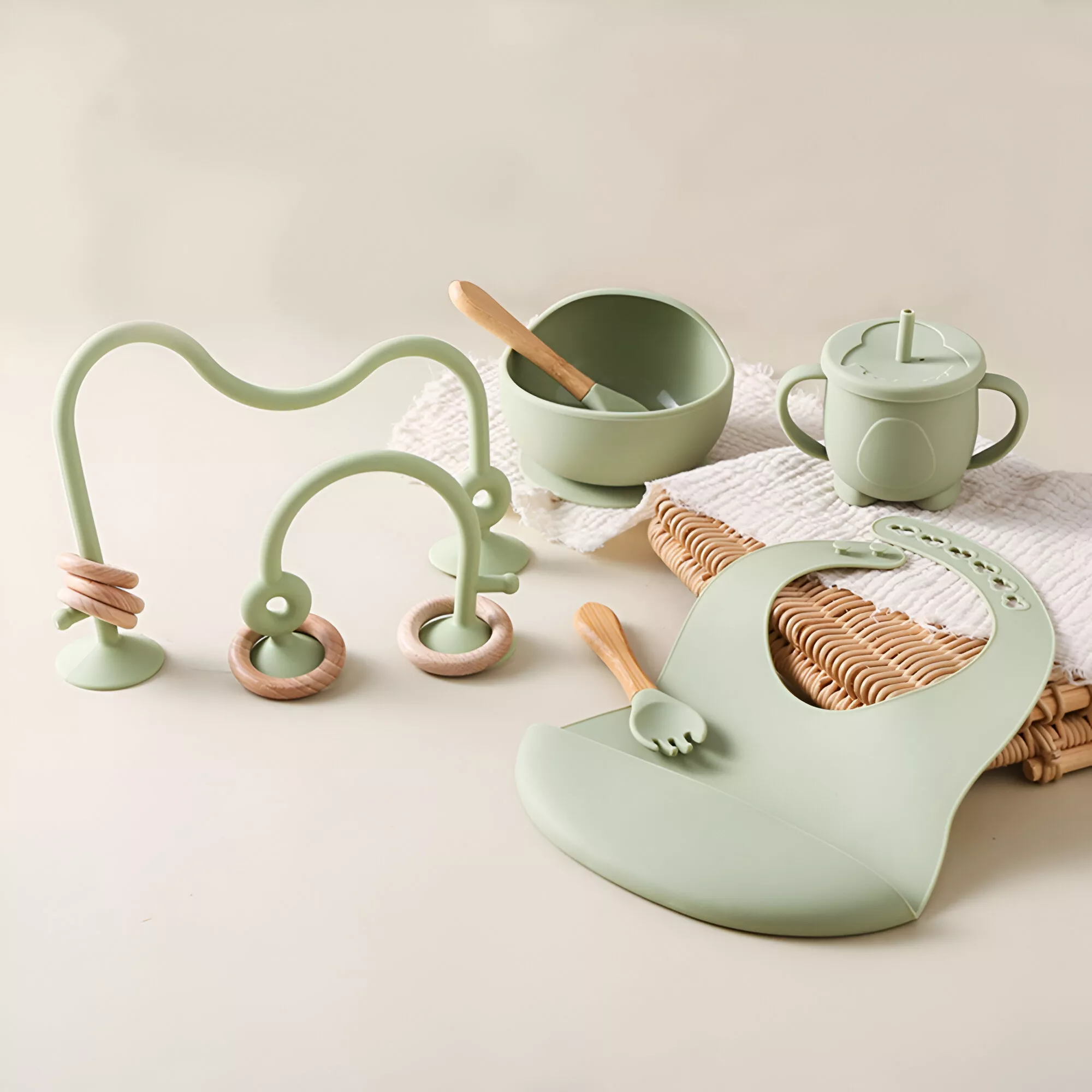Baby Silicone Feeding Set - Image 4
