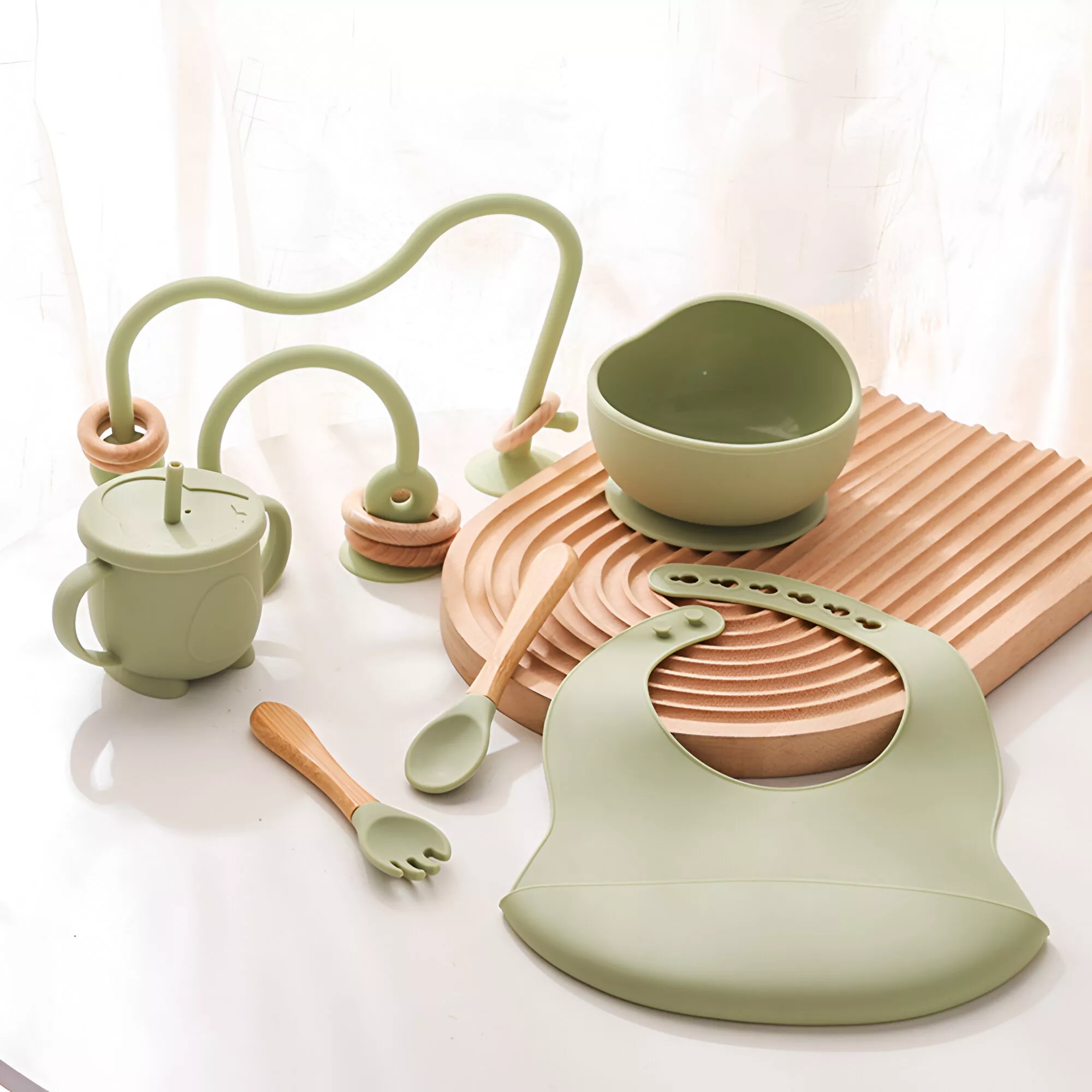 Baby Silicone Feeding Set - Image 2