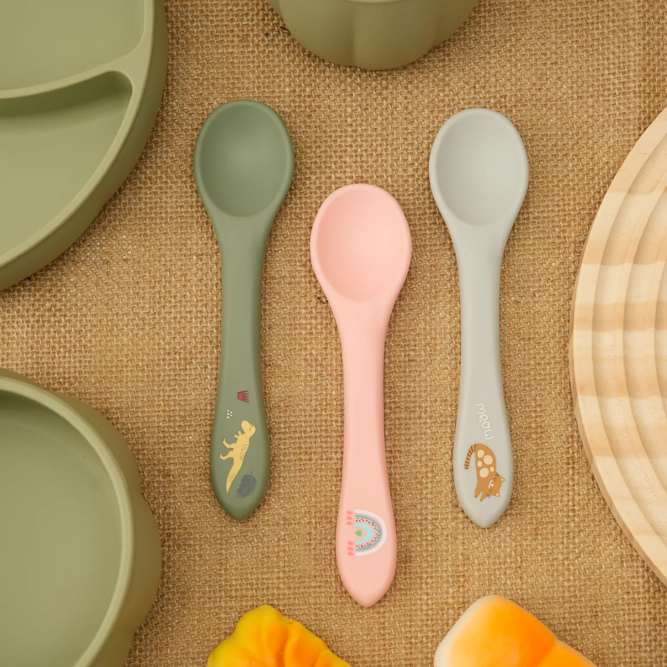 Cartoon Baby Silicone Training Spoon - Image 5