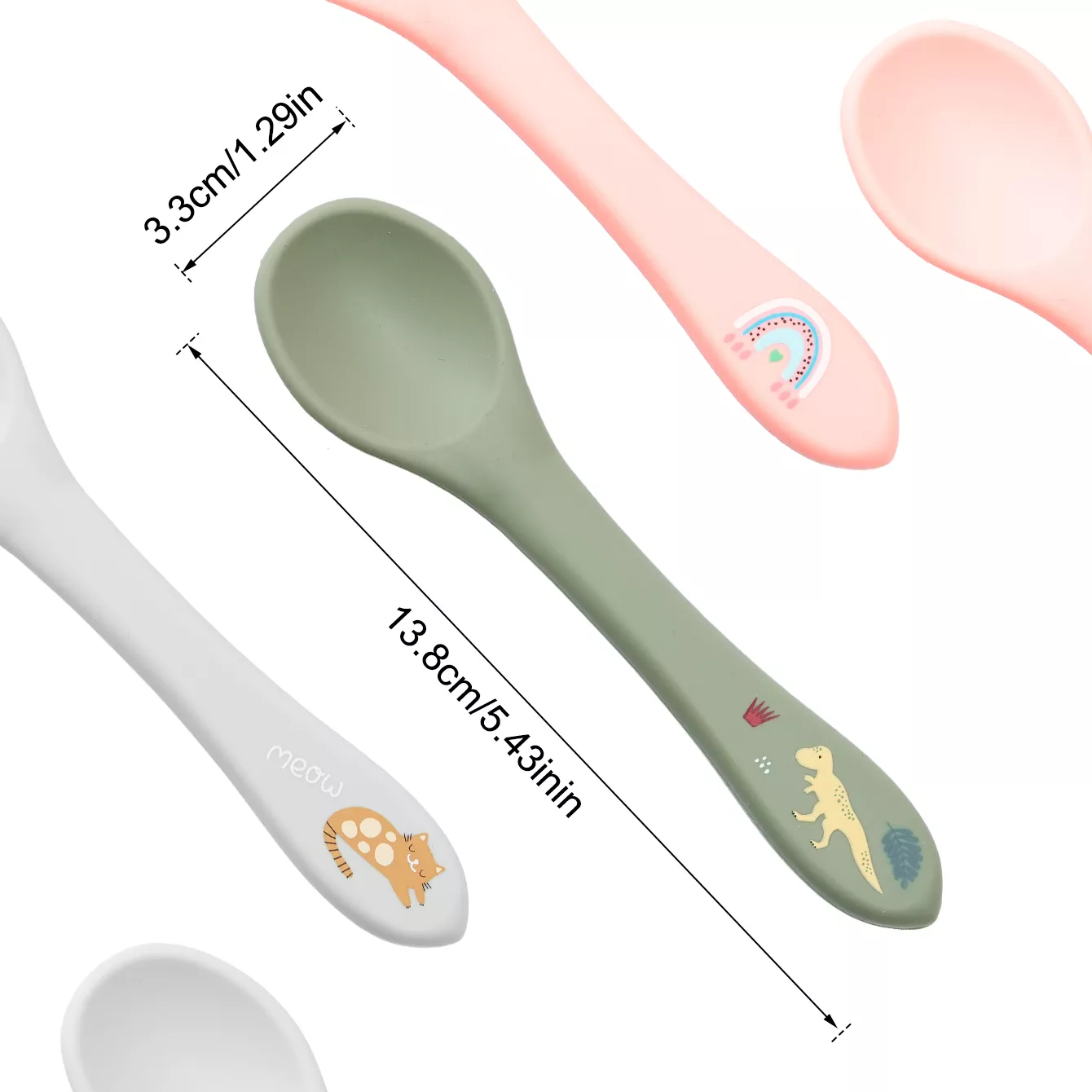 Cartoon Baby Silicone Training Spoon - Image 6