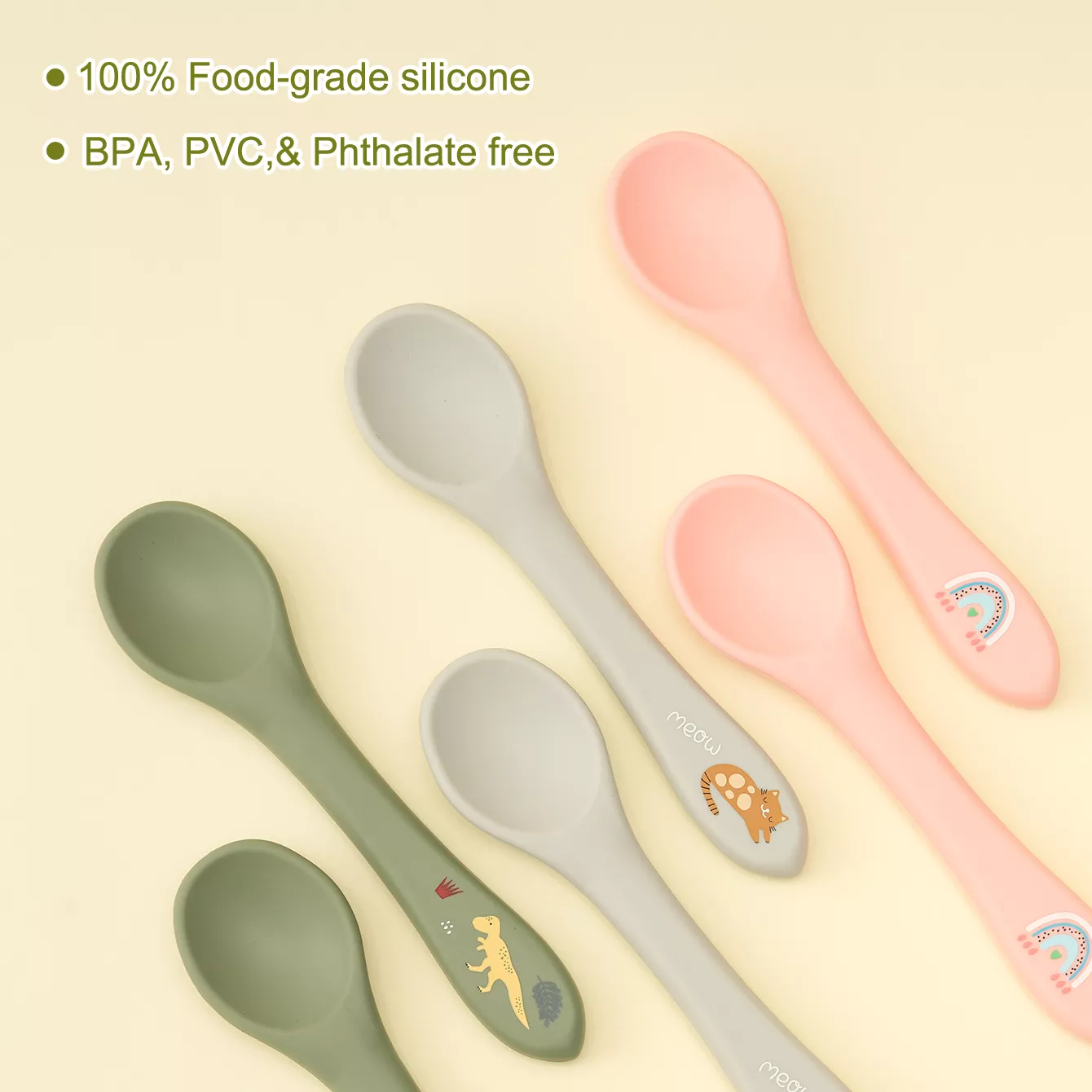 Cartoon Baby Silicone Training Spoon - Image 3