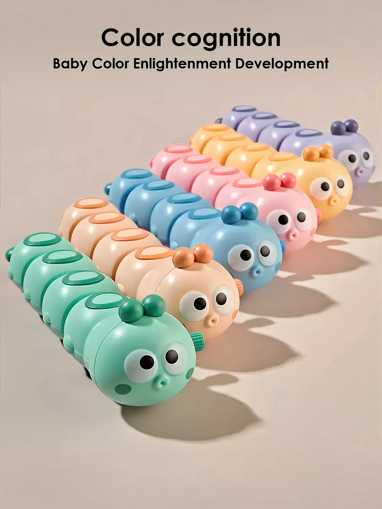 Interactive Wind-Up Crawling Caterpillar Toy – Fun & Educational - Image 5