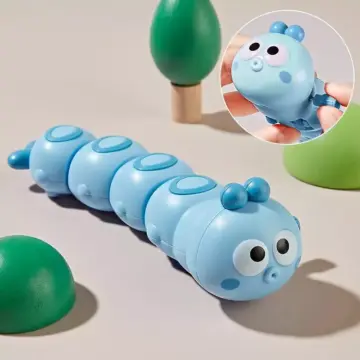 Interactive Wind-Up Crawling Caterpillar Toy – Fun & Educational