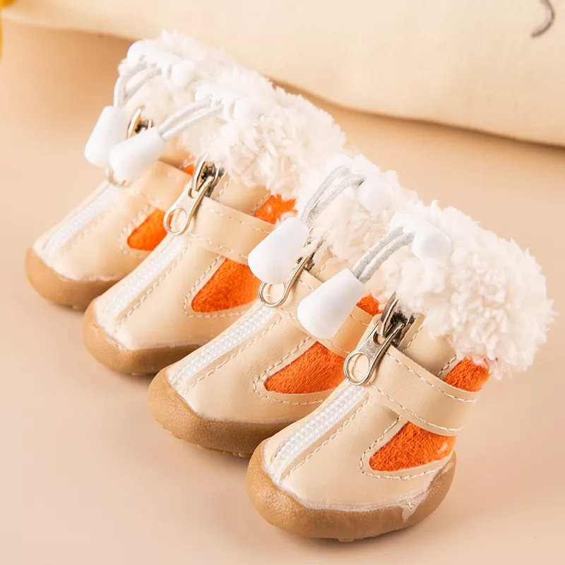 4pcs Winter Pet Dog Shoes - Image 2