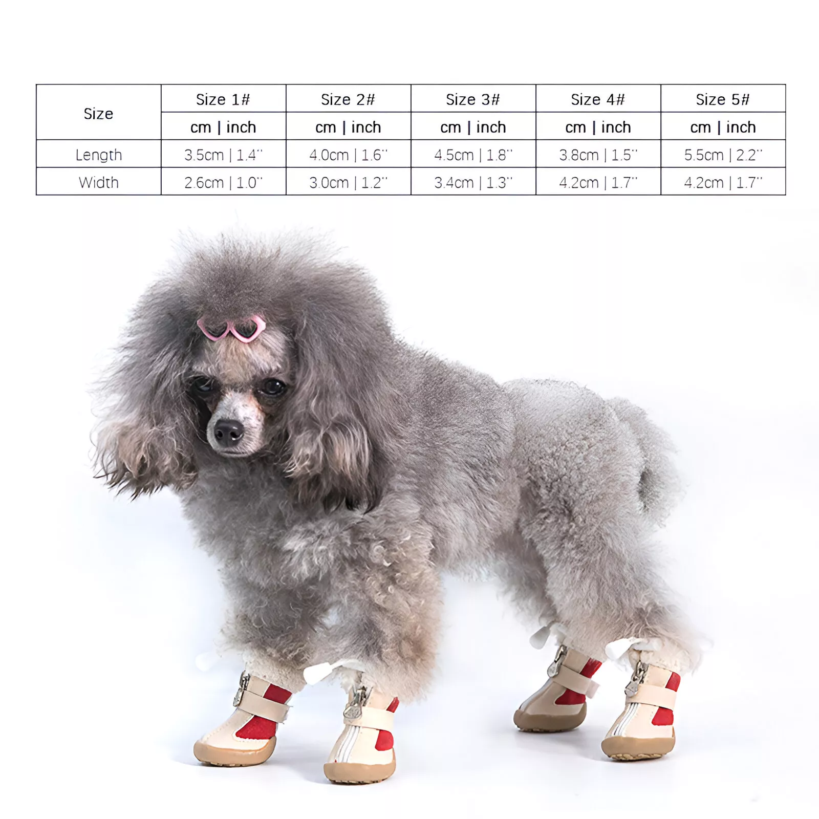 4pcs Winter Pet Dog Shoes - Image 7