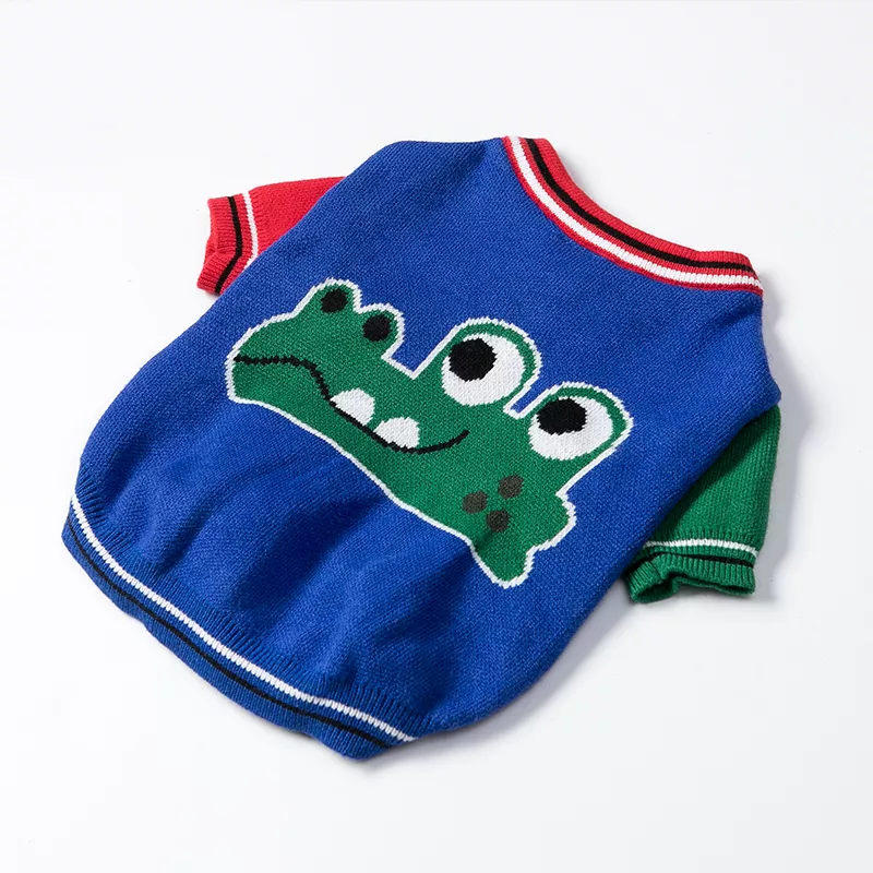 Luxury Crocodile Sweater for Small Dogs - Image 6