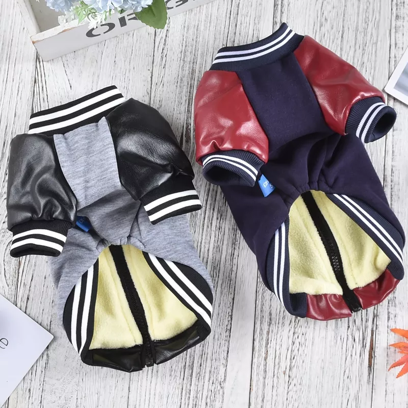 Zipper Baseball Coat for Small Dogs - Image 4