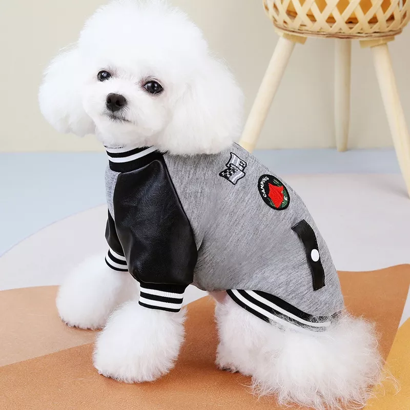 Zipper Baseball Coat for Small Dogs - Image 6