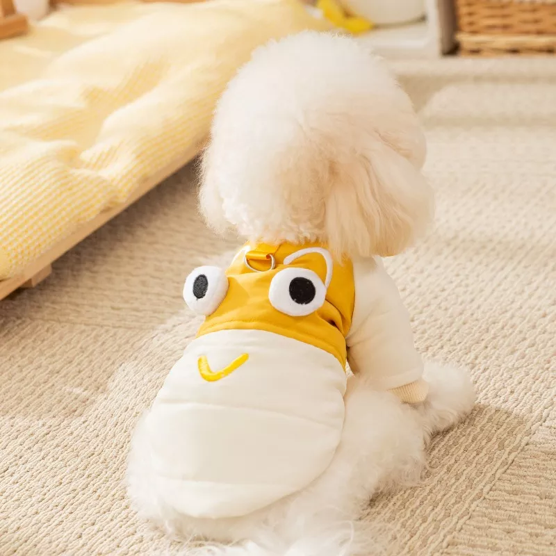 Cute Big Eyes Winter Dog Vest - Image 4