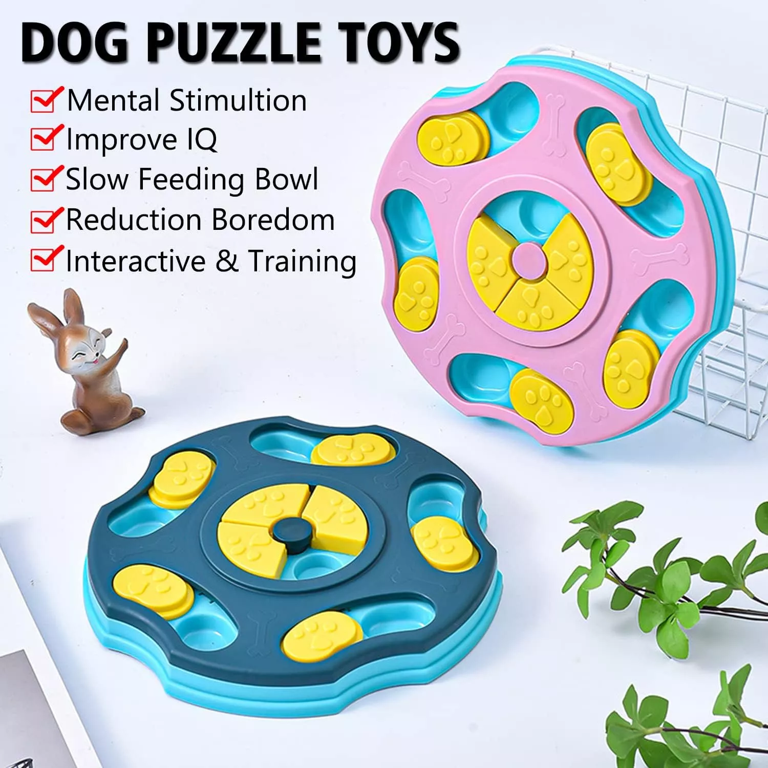 Slow Feeder & IQ Training Game for Dogs & Cats - Image 4